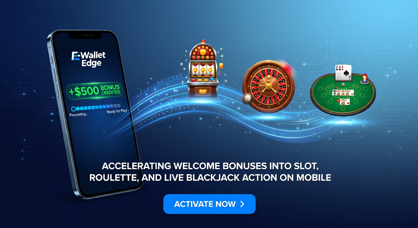 Dynamic roulette table and slot reels on a mobile device fueled by instant e-wallet bonus credits