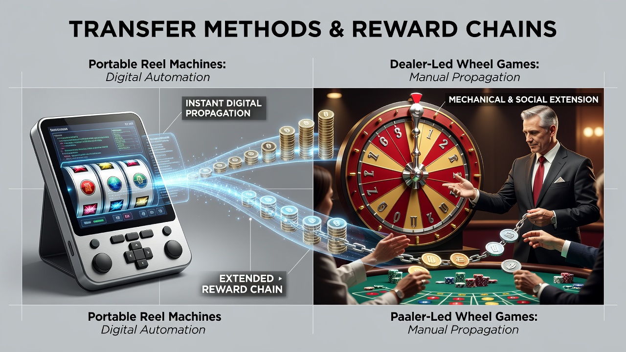 Live dealer wheel game interface displaying instant transfer confirmation during an active roulette session