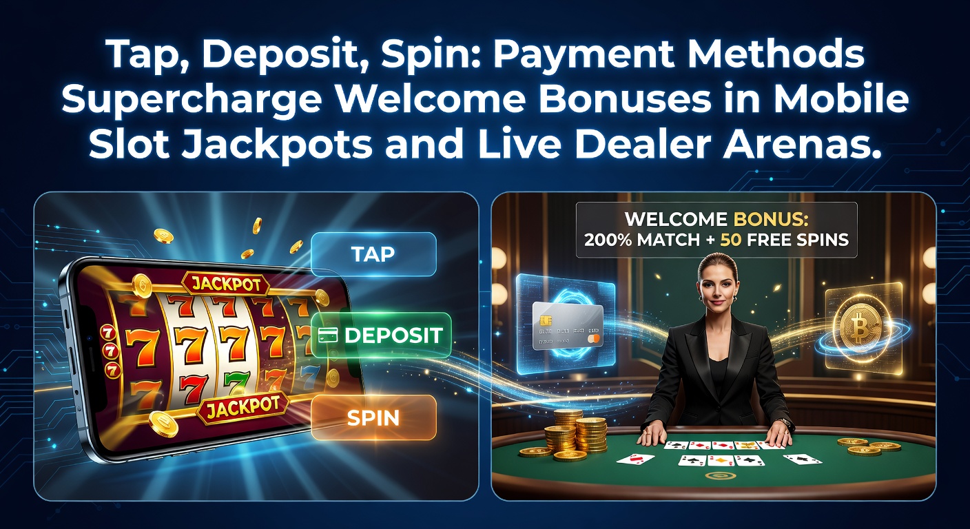 Mobile phone screen showing a slot machine jackpot win with instant deposit notification overlay
